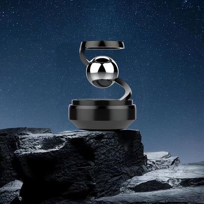 Star Solar Powered Levitating Ball Air Freshener for Car ( Random Color )