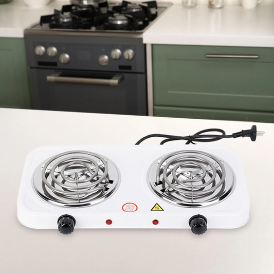 Double Electric Cooking Stove for Home, Hostels & Outdoor Use