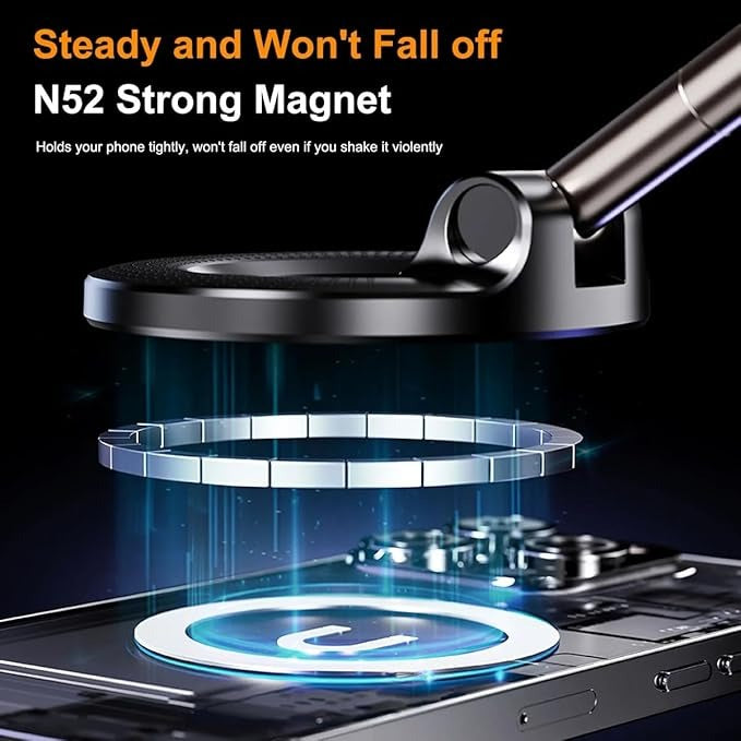 Magnetic Phone Holder 360 Degree Easy Rotation
