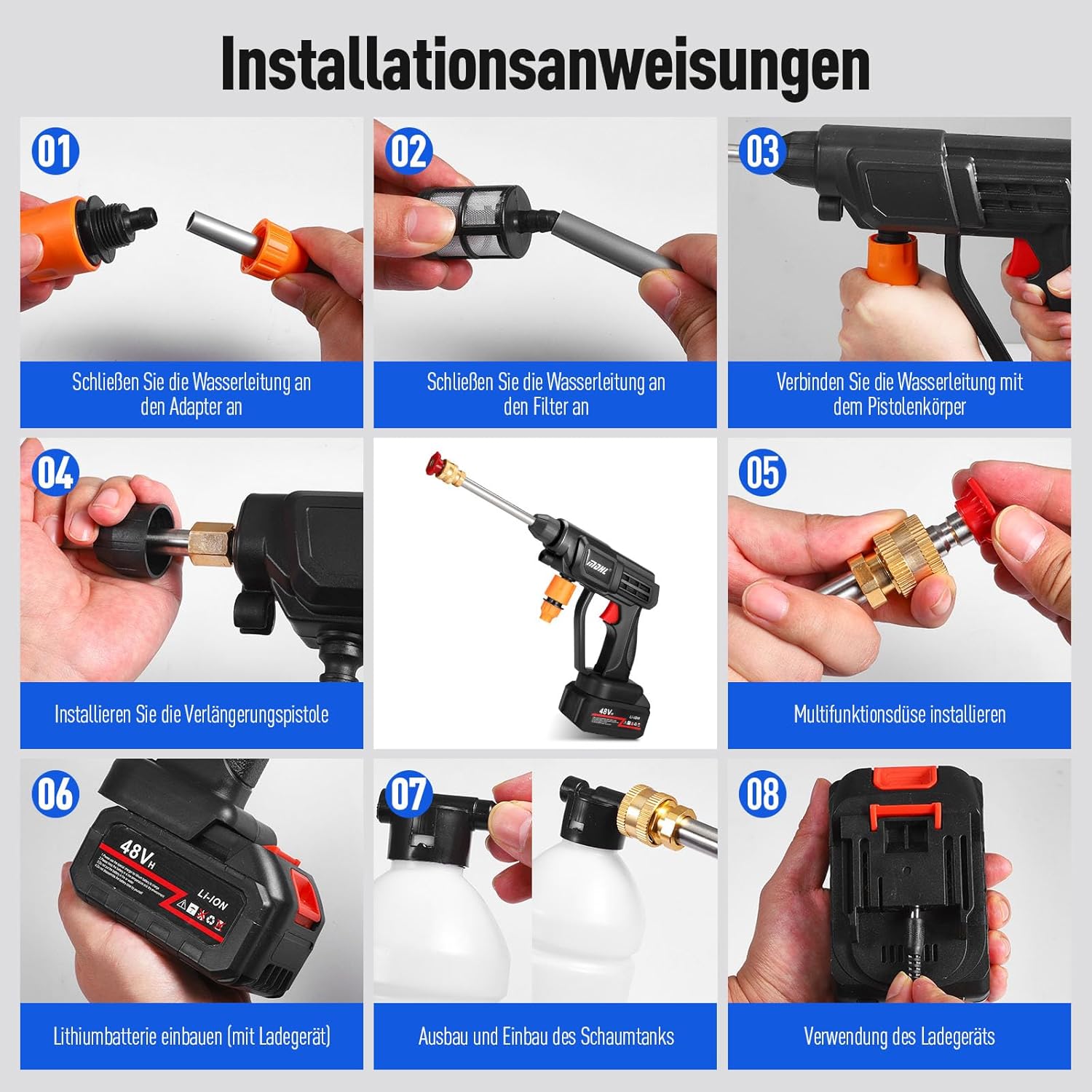 Electric High Pressure Power Water Gun