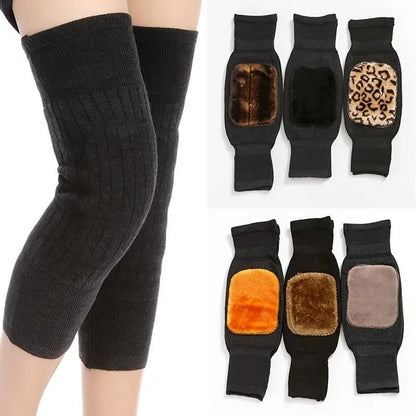 (1 Pair) Unisex Cashmere Wool Knee Warmers